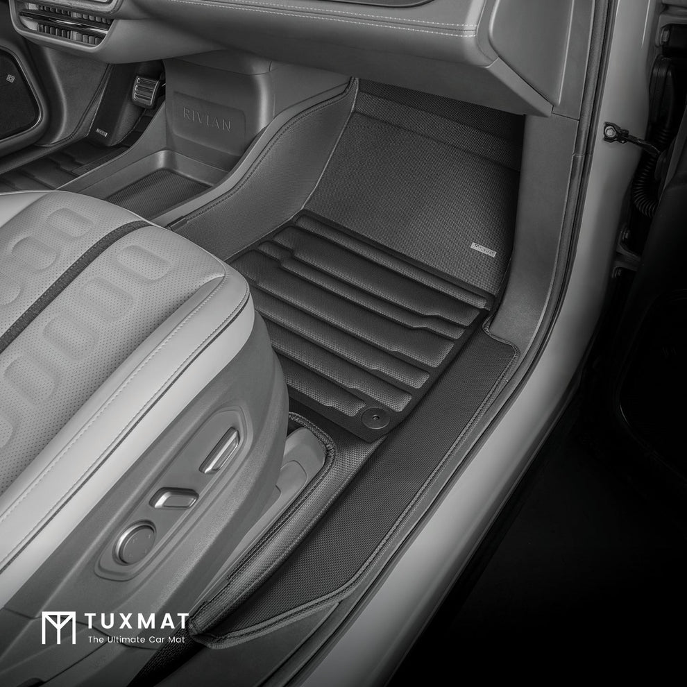 Full-Coverage Mats for 2023-2024 Rivian R1S 7-Seater – TuxMat.com