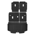 A set of black TuxMat trunk mats for Mazda CX-90 models.