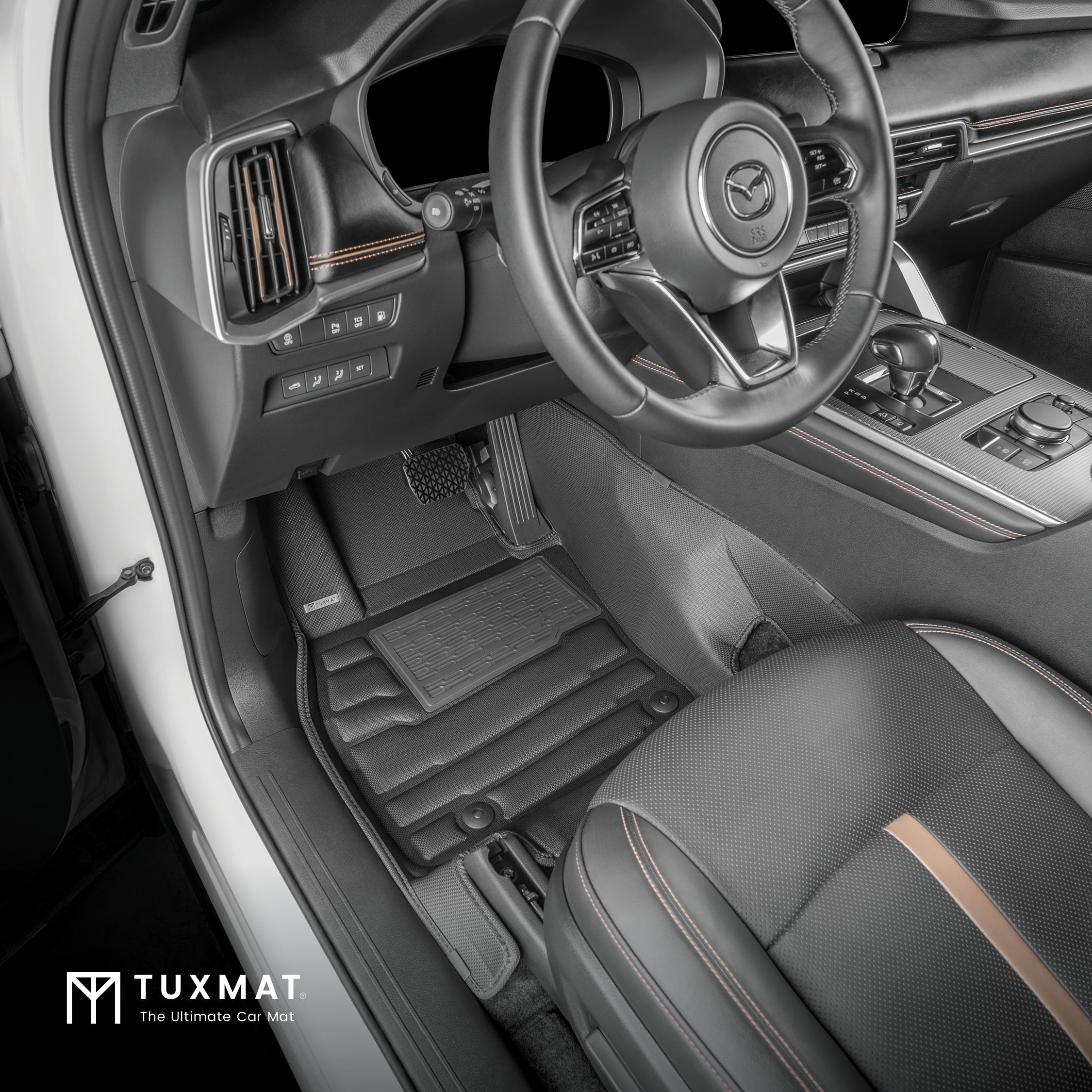 Full-Coverage Mats for 2024-2026 Mazda CX-90 7-Seater PHEV