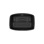 A set of black TuxMat trunk mats for BMW i5 models.