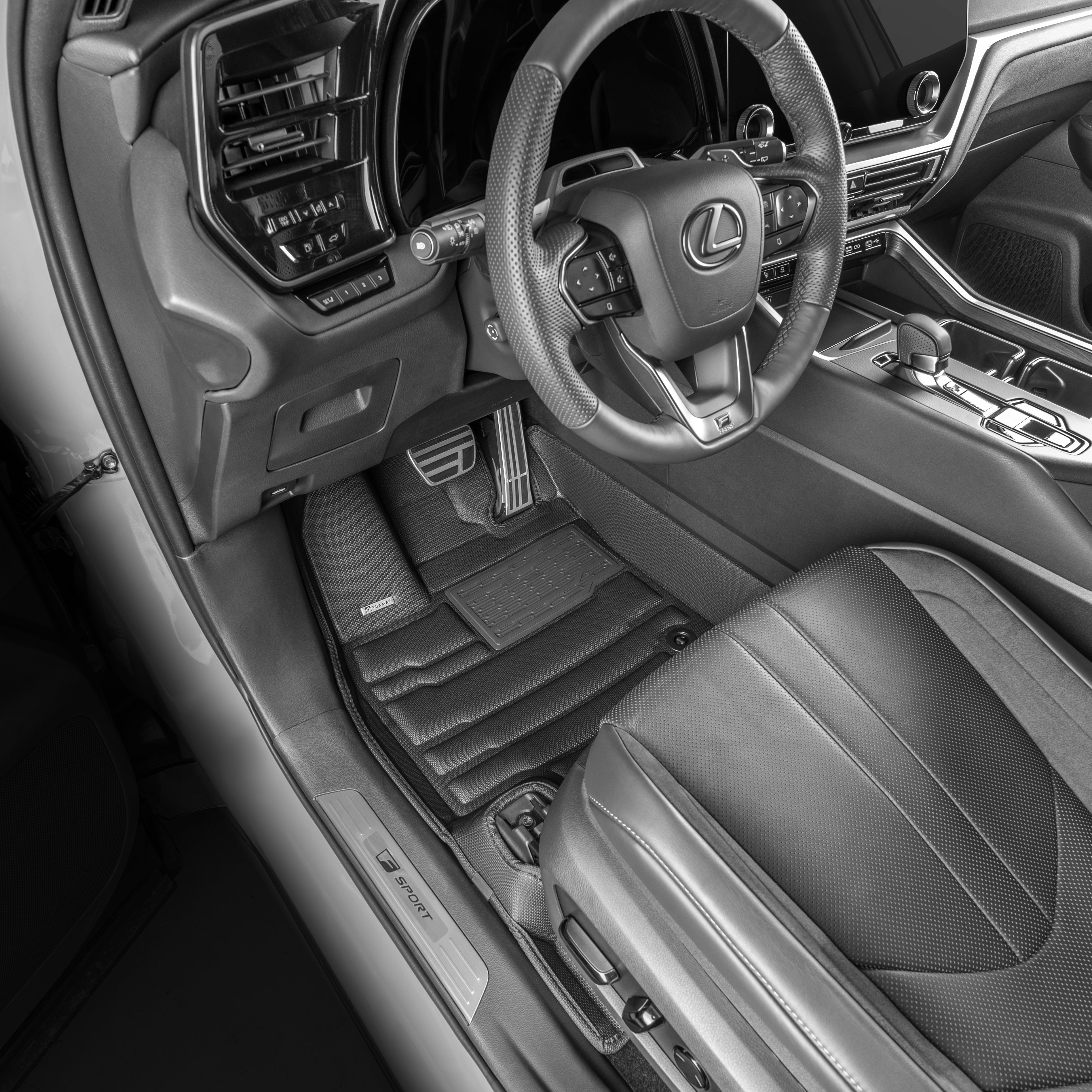 Full-Coverage Mats for 2024-2027 Lexus TX 7-Seater Gas – TuxMat.com