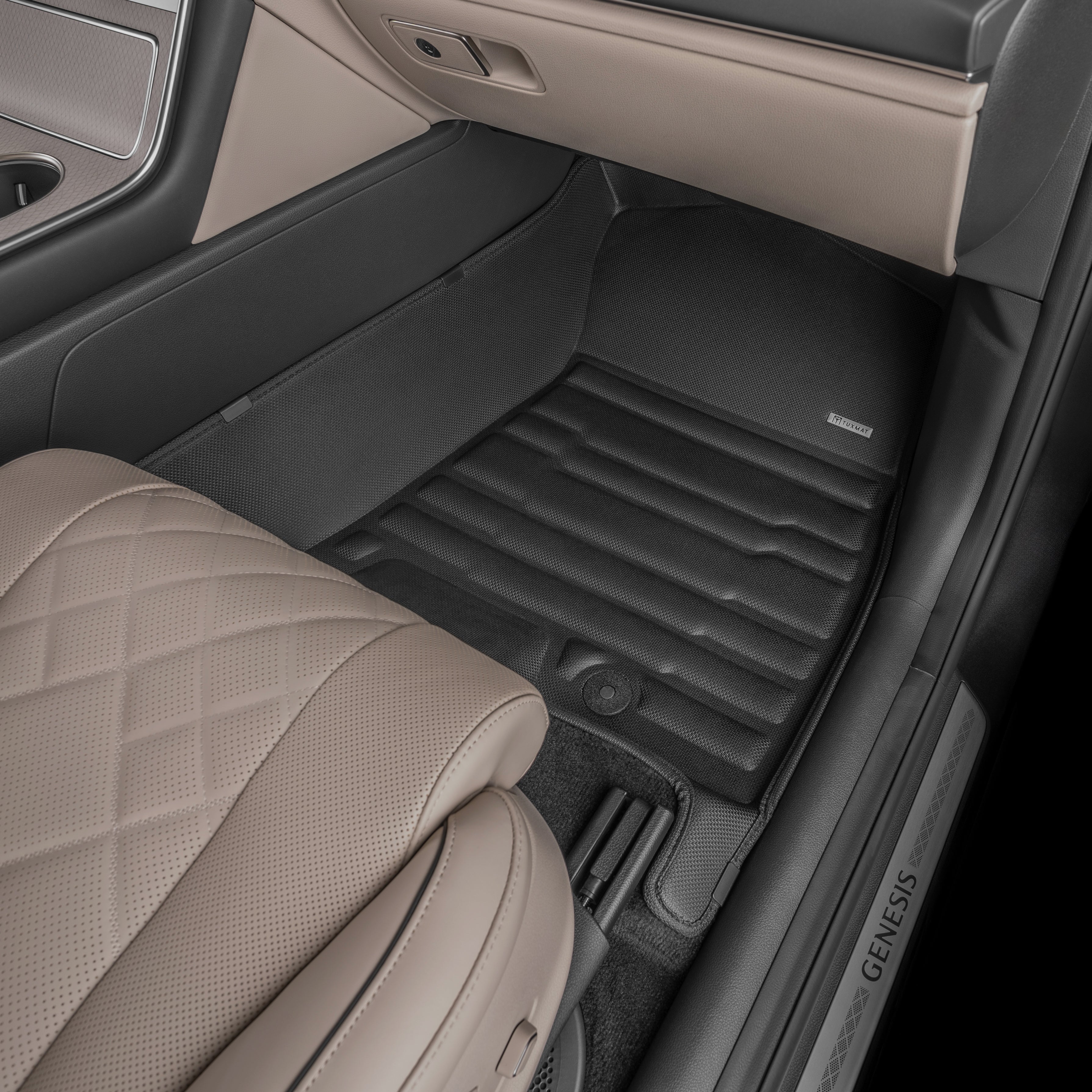 Full-Coverage Mats for 2025-2026 Genesis GV80 7-Seater – TuxMat.com