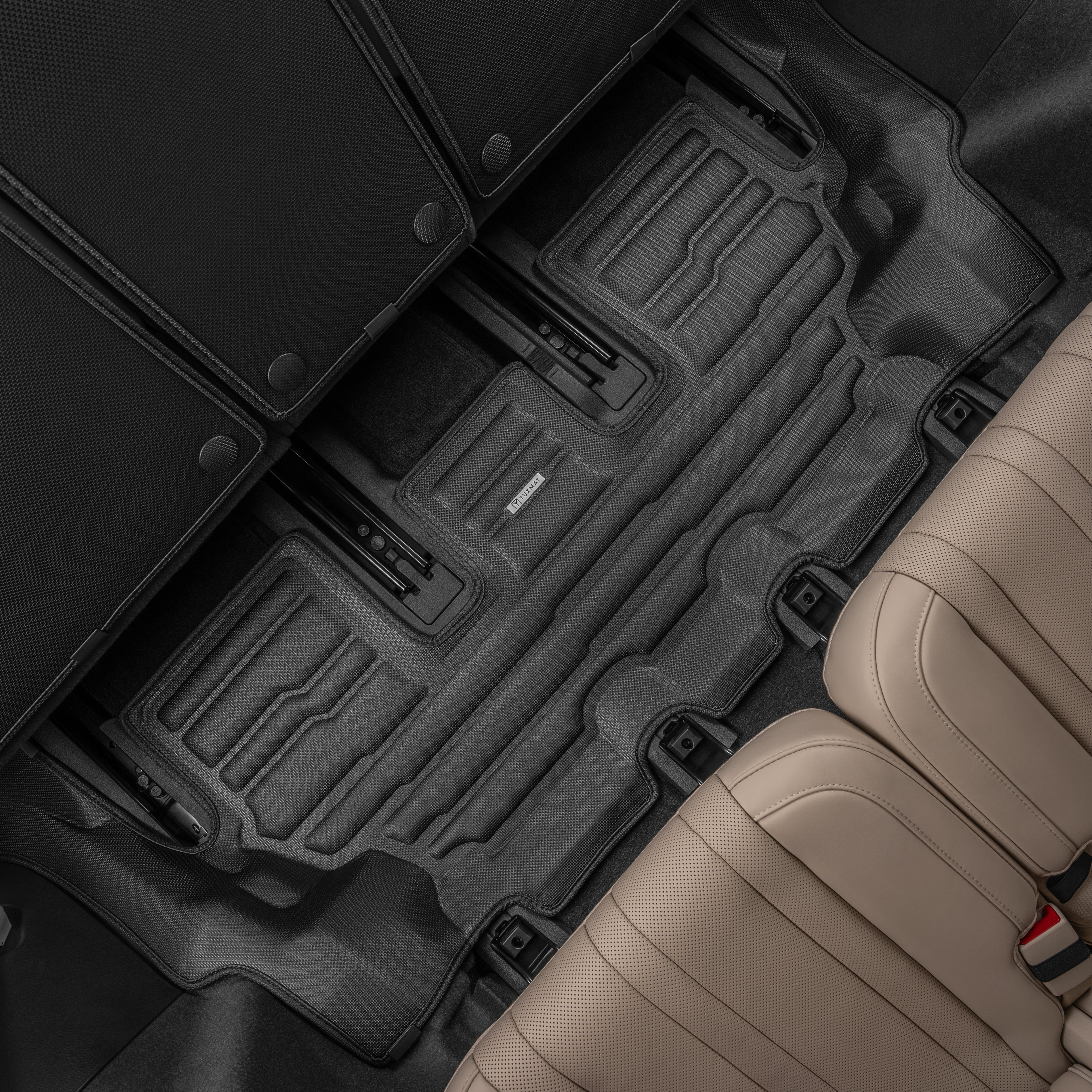 Full-Coverage Mats for 2025-2026 Genesis GV80 7-Seater – TuxMat.com