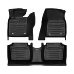A set of black TuxMat car floor mats for Lexus ES models.