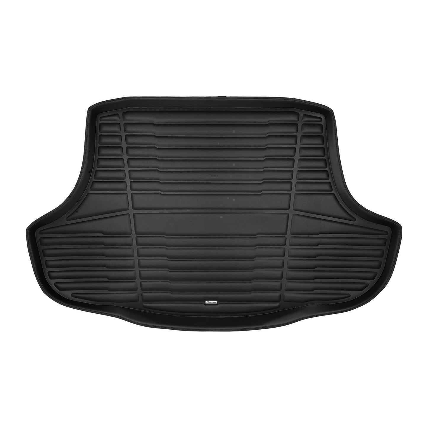 A set of black TuxMat trunk mats for Lexus ES models.