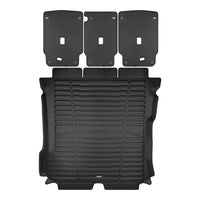 Black / Trunk Mats Only / TD4 - SuperTrunk - Complete Back Seat & Trunk Coverage ($153.60)