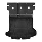 A set of black TuxMat trunk mats for GMC Terrain models.