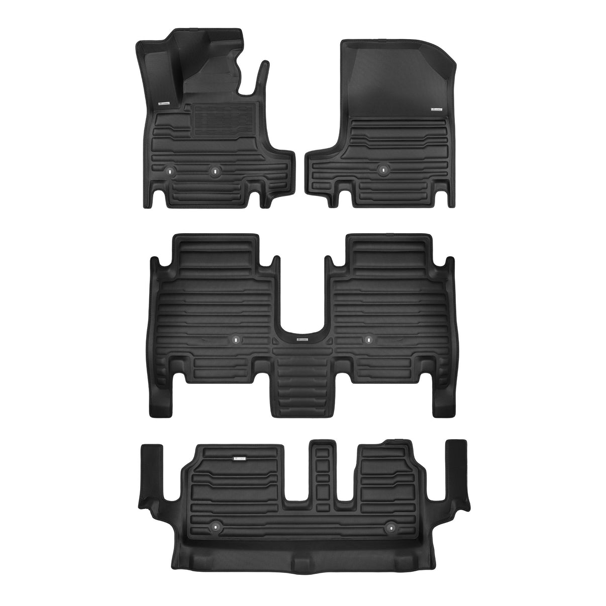 OMAC Allweather Automatten voor de auto, compatibel met Hyundai Kona Electric 2018-2022, 3D premium pasvorm, rubberen matten, all-weather vloermatten TPE, zwart OMAC Allweather Automatten voor de auto, compatibel met Hyundai Kona Electric 2018-2022, 3D premium pasvorm, rubberen matten, all-weather vloermatten TPE, zwart