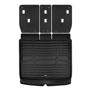 A set of black TuxMat trunk mats for MINI Countryman models.