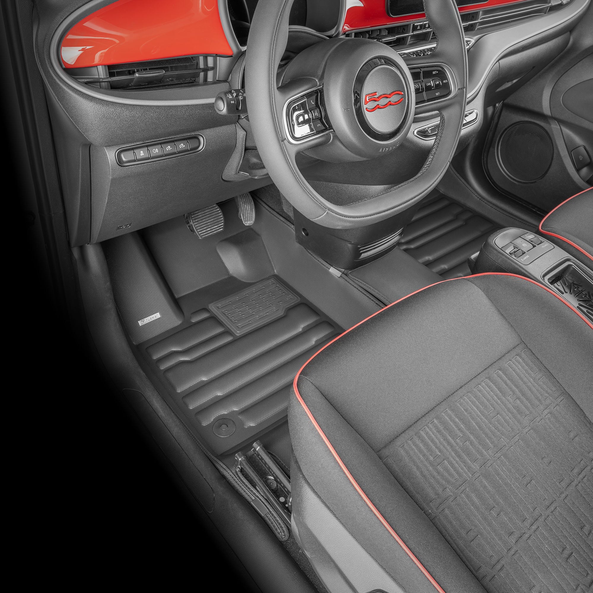2024-2027 Fiat 500e Custom-Fit Mats – TuxMat.com