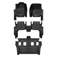 A set of black TuxMat car floor mats for Lexus GX.