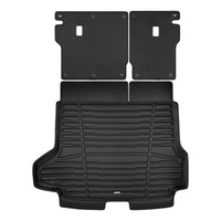 Black / Trunk Mats Only / T1D3 - SuperTrunk - With Subwoofer - Complete Back Seat & Trunk Coverage ($153.60)