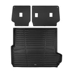 A set of black TuxMat trunk mats for Toyota 4Runner models.