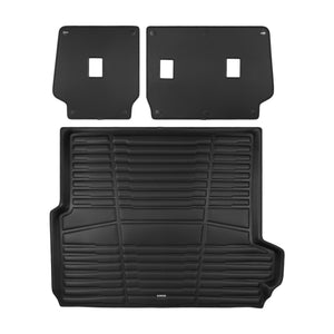 A set of black TuxMat trunk mats for Toyota 4Runner models.