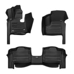 A set of black TuxMat car floor mats for Ineos Grenadier models.