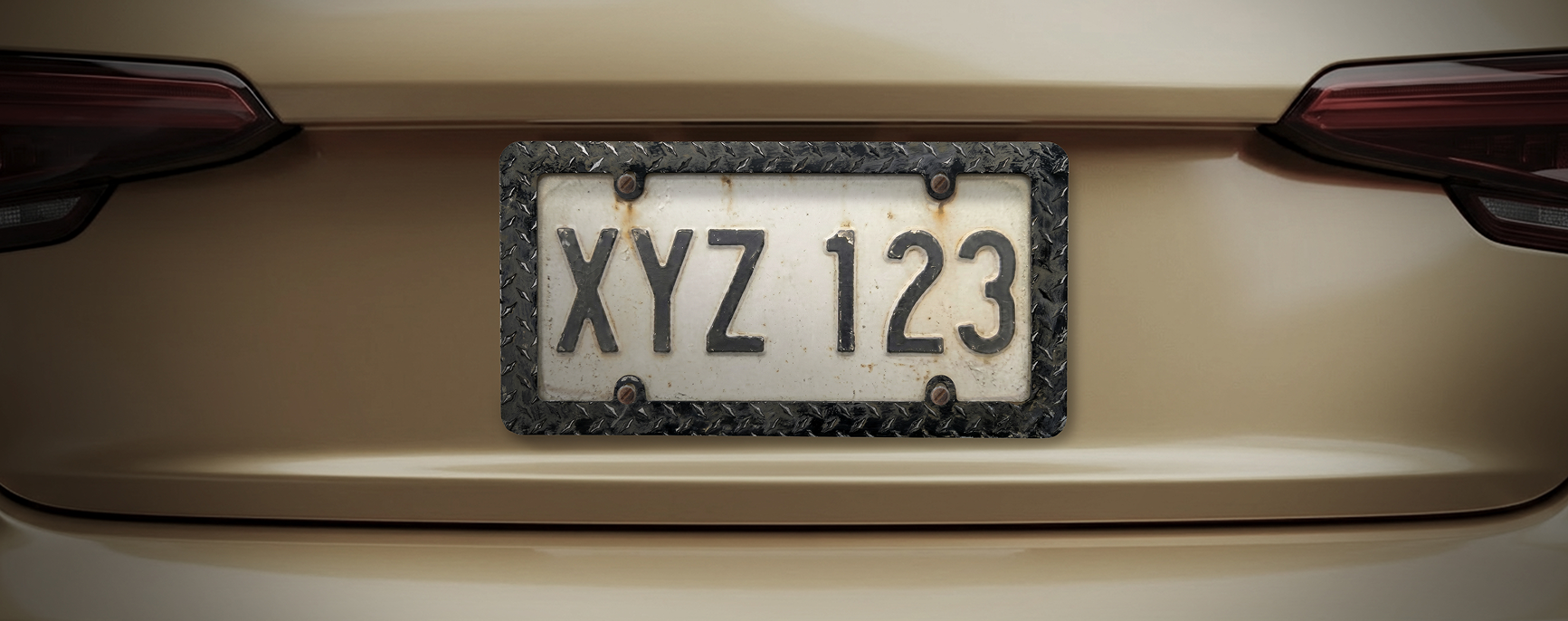 Generic license plate frame
