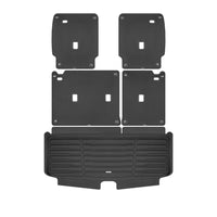 Black / Trunk Mats Only / T1ED5-2 - SuperTrunk - Power-Folding Third Row Seats - Complete Back Seat & Trunk Coverage ($175.80)