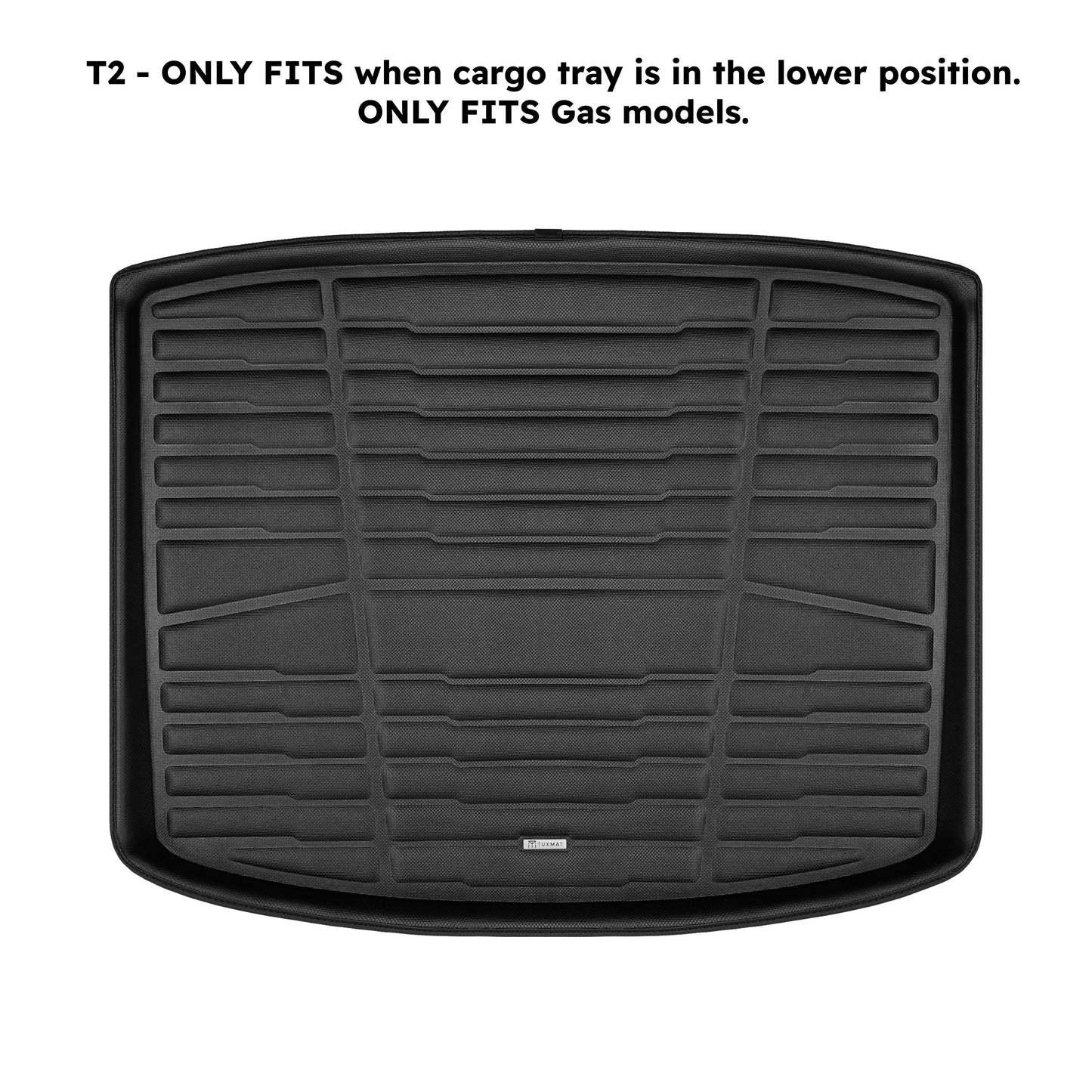 A set of black TuxMat trunk mats for Honda CR-V models.