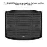 A set of black TuxMat trunk mats for Honda CR-V models.