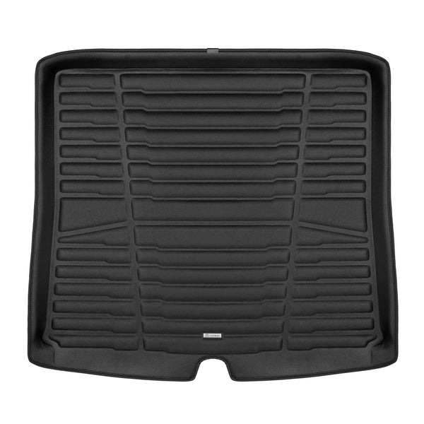 A set of black TuxMat trunk mats for Volvo XC40 models.