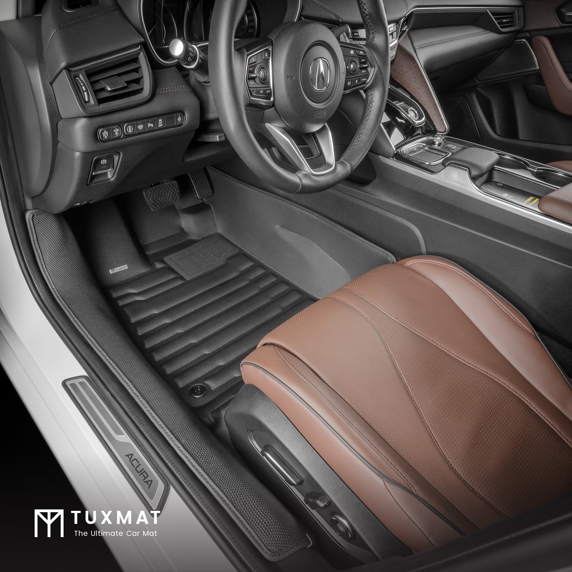 Acura TLX Custom Car Mats Extreme Coverage TuxMat