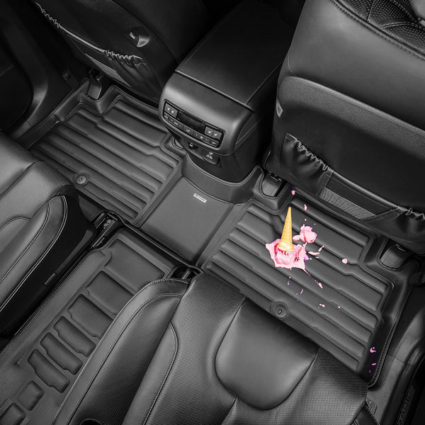 Trimak Autofußmatten für TESLA Model X 5 Sitzer Auto Gummimatten