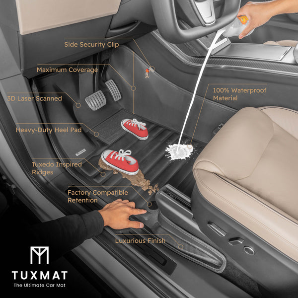 Mercedes GLE Custom Car Mats | Extreme Coverage | TuxMat